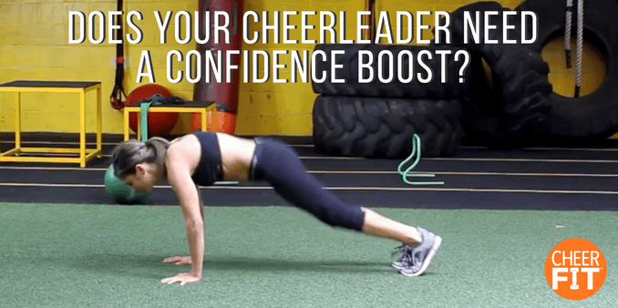 Does your cheerleader need a confidence boost?